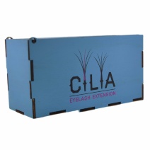 LashBox Для Ресниц Cilia [BLUE] (Лэшбокс С 10 Планшетками)