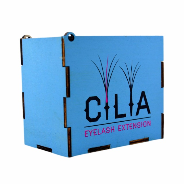 LashBox Для Ресниц Cilia [BLUE] (Лэшбокс С 5 Планшетками)
