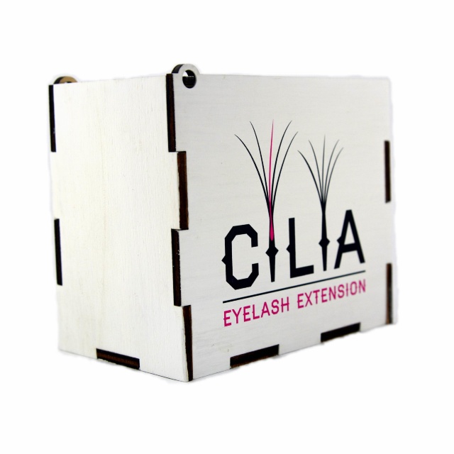 LashBox Для Ресниц Cilia [WHITE] (Лэшбокс С 5 Планшетками)