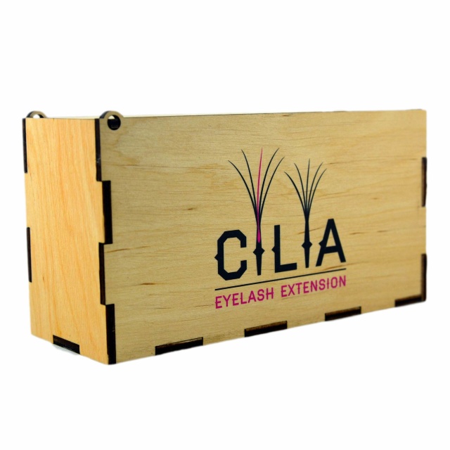 LashBox Для Ресниц Cilia [Wood] (Лэшбокс С 10 Планшетками)
